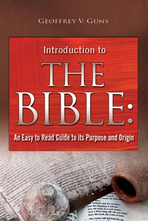 the bible an introduction PDF