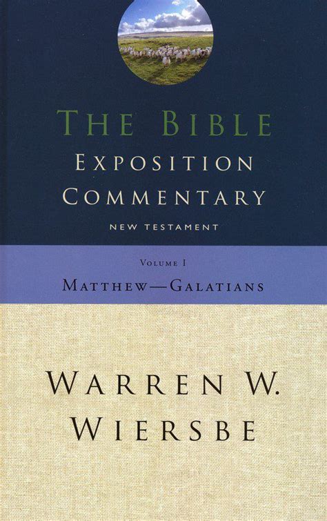 the bible exposition commentary 6 volumes Doc
