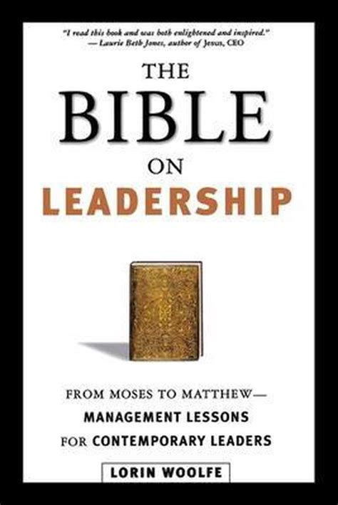 the bible on leadership from moses to matthew management lessons for contemporary leaders PDF