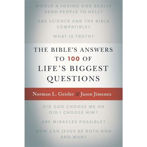 the bibles answers to 100 of lifes biggest questions Epub