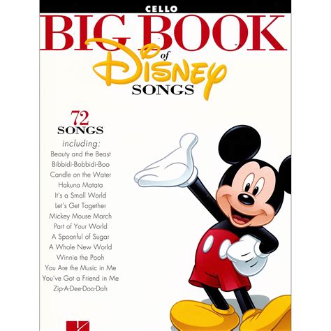 the big book of disney songs cello book only Kindle Editon