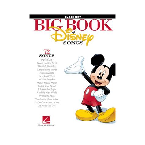 the big book of disney songs clarinet book only Reader