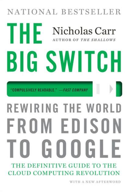 the big switch rewiring the world from edison to google Doc