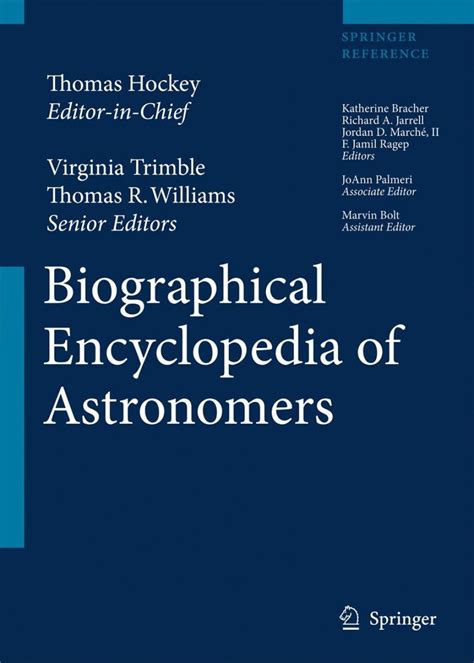 the biographical encyclopedia of astronomers Kindle Editon
