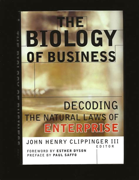 the biology of business decoding the natural laws of enterprise PDF