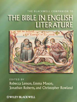 the blackwell companion to the bible in english literature Epub