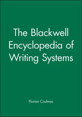 the blackwell encyclopedia of writing systems PDF
