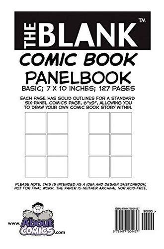 the blank comic book panelbook basic 7x10 127 pages Reader