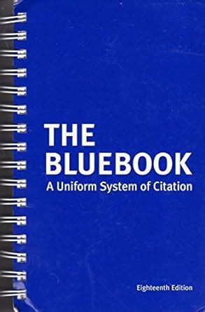 the bluebook a uniform system of citation 18th edition PDF