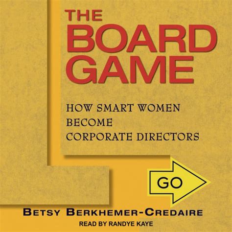 the board game how smart women become corporate directors PDF