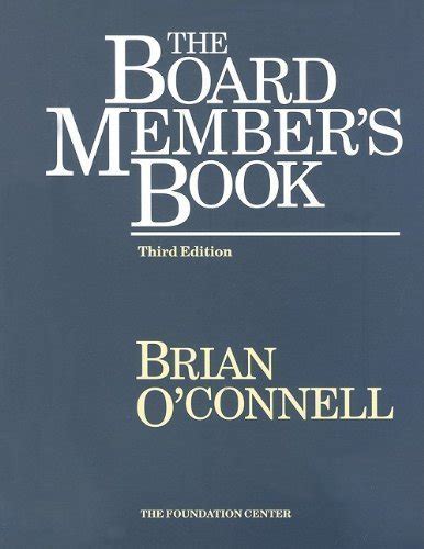 the board members book making a difference in voluntary organizations Reader