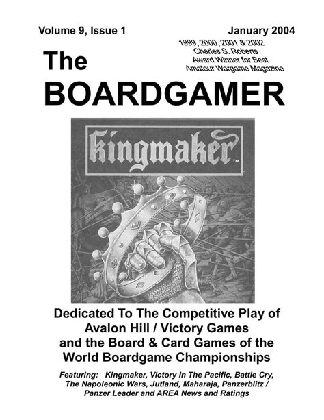 the boardgamer magazine the boardgamer magazine Reader