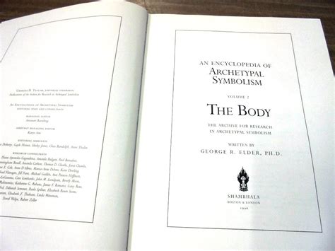 the body an encyclopedia of archetypal symbolism vol 2 PDF