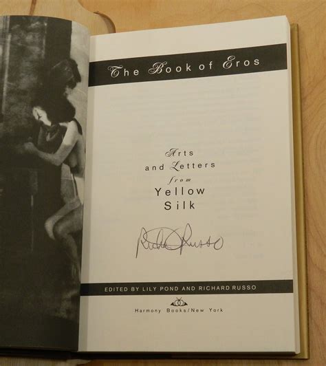 the book of eros arts and letters from yellow silk Doc