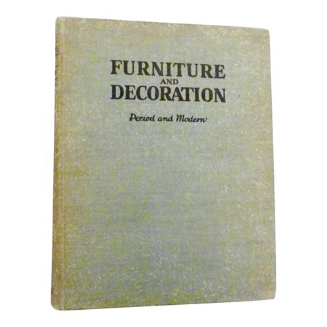 the book of furniture and decoration period and modern PDF