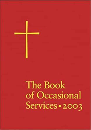 the book of occasional services 2003 edition PDF