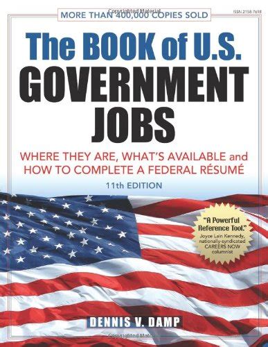 the book of u s government jobs where they are whats available and how to get one 10th edition book of us Doc