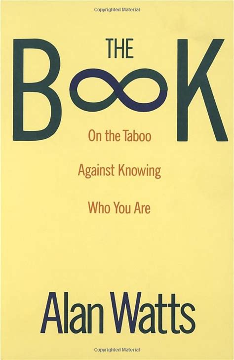 the book on the taboo against knowing who you are Kindle Editon