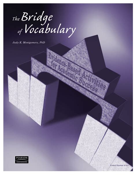 the bridge of vocabulary evidence based activities for academic success Kindle Editon