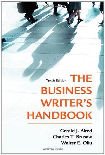 the business writers handbook tenth edition Epub