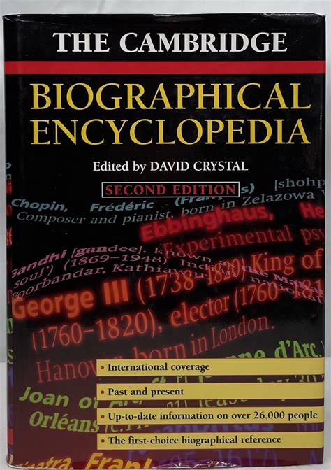 the cambridge biographical encyclopedia Doc