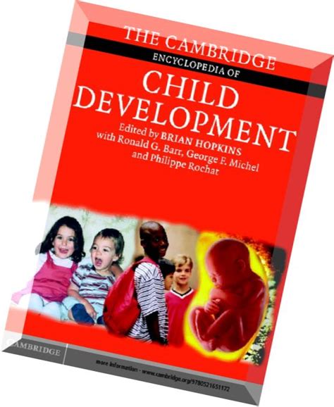the cambridge encyclopedia of child development PDF