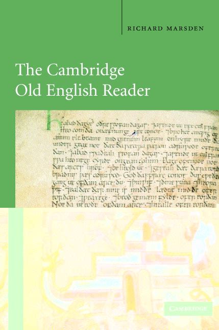 the cambridge old english reader Epub