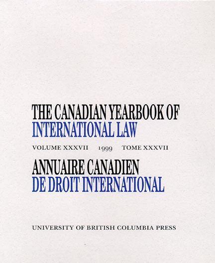 the canadian yearbook of international law the canadian yearbook of international law Doc