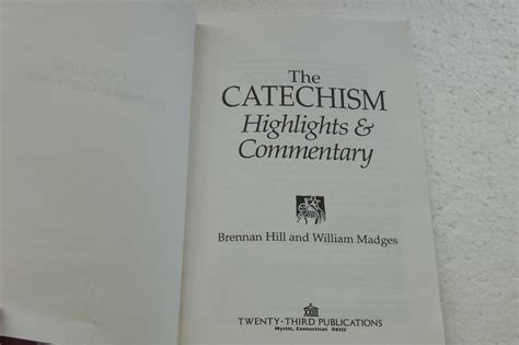 the catechism highlights and commentary PDF