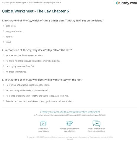 the cay chapter 6 summary Kindle Editon