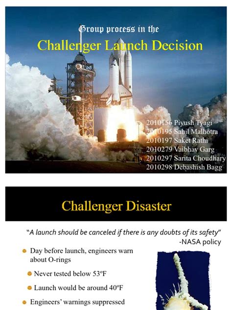 the challenger launch decision the challenger launch decision Doc