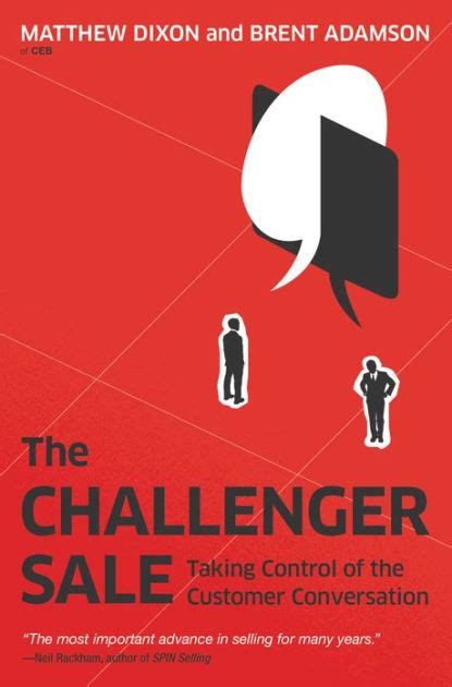 the challenger sale taking control of the customer conversation Reader