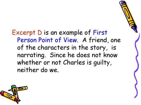 the characters in the excerpt are an example of