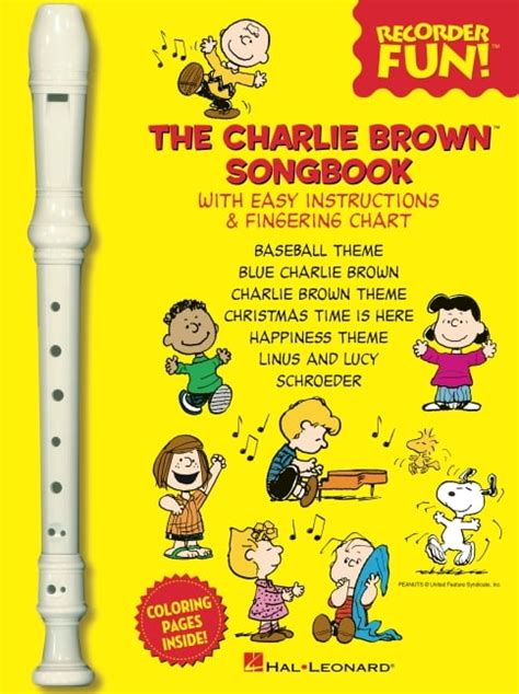 the charlie browntm songbook book or instrument pack recorder fun Reader
