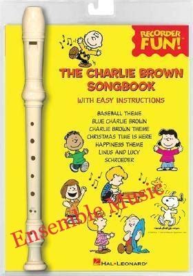 the charlie browntm songbook book or instrument pack recorder fun Reader