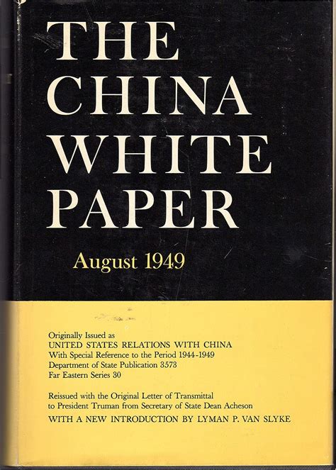 the china white paper august 1949 Ebook PDF