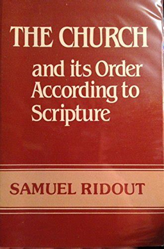 the church and its order according to scripture Doc