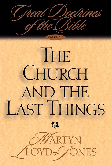 the church and the last things great doctrines of the bible PDF