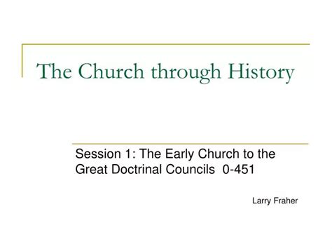 the church through history Kindle Editon