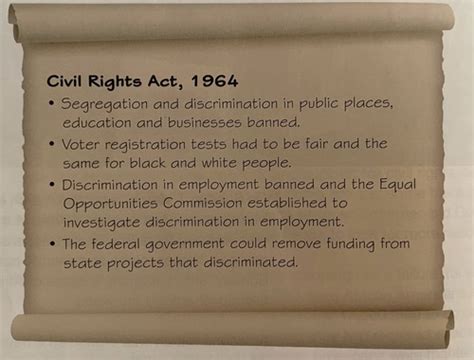the civil rights act covers quizlet