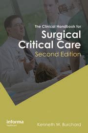 the clinical handbook for surgical critical care second edition Reader