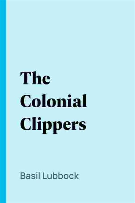 the colonial clippers pdf Epub