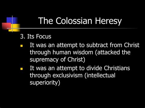 the colossian heresy philosophical Doc