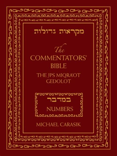 the commentators bible numbers the rubin jps miqraot gedolot Doc