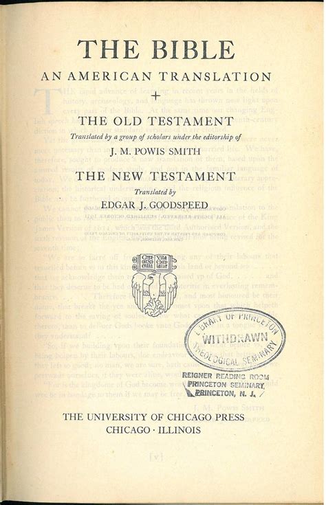 the complete bible an american translation the old testament the apocrypha and the new testament Doc