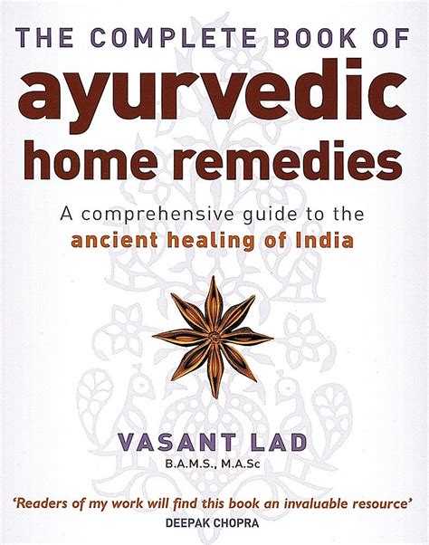 the complete book of ayurvedic home remedies Reader