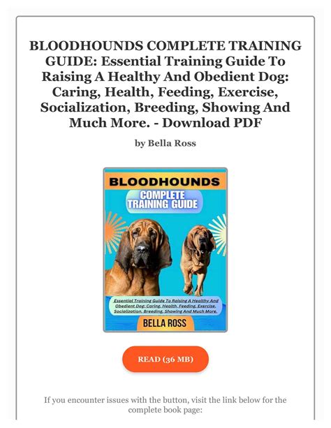 the complete guide to bloodhounds pdf Reader