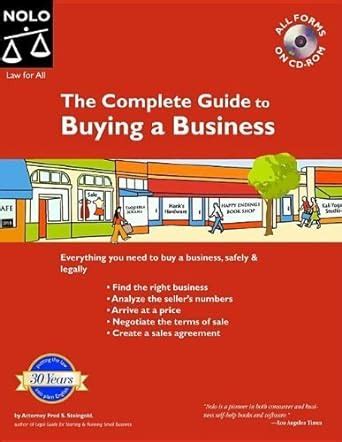 the complete guide to buying a business book with cd rom Reader