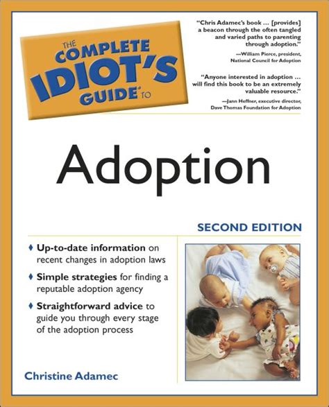 the complete idiots guide to adoption 2nd edition Doc