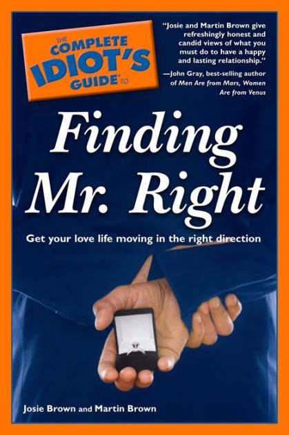 the complete idiots guide to finding mr right PDF